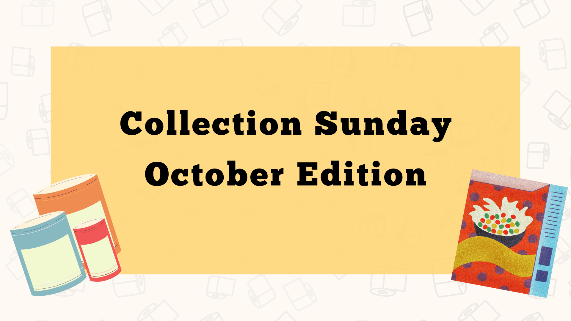 October's Collection Sunday Christ Church